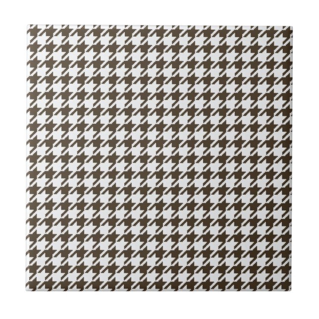 Brown Combination Houndstooth por Shirley Taylor (Frente)