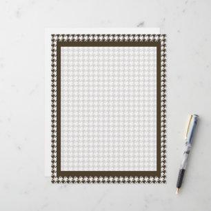 Brown Combination Houndstooth por Shirley Taylor