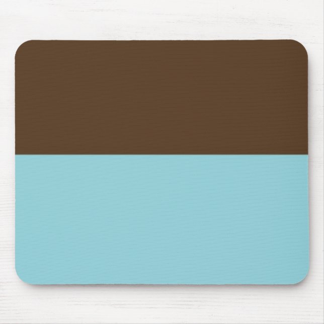 Brown & Mousepad azul (Frente)