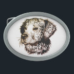 Brown Puppy Sketch<br><div class="desc">Um jovem cão esboçado em castanho - retrato da cabeça</div>