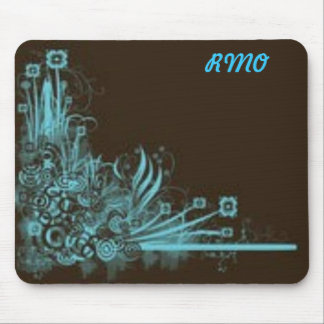 Brown & redemoinho azul Mousepad