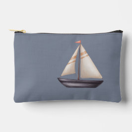 Brown Sailing Boat and Name on Gray