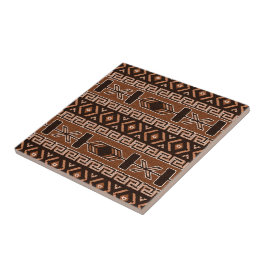 Brown Southwest Aztec Pattern