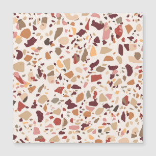 Brown terrazzo: vintage, trendy padrão.