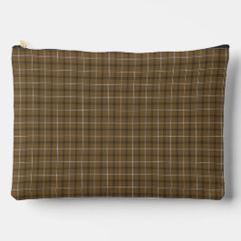 Brown White Plaid Classic Pattern Retro