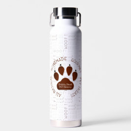 Brown Woof Art e nome comercial com Paw