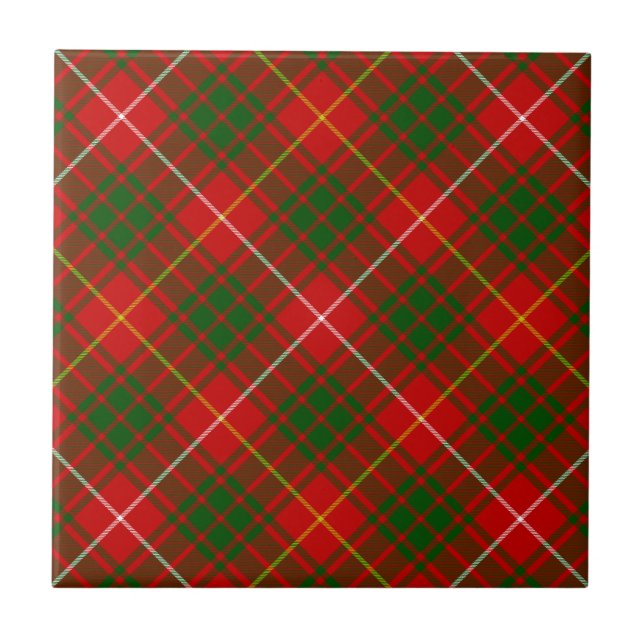 Bruce tartan xadrez verde (Frente)