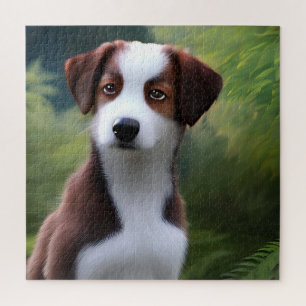 Bruce The Border Collie Puppy, Quebra-cabeça De Ji