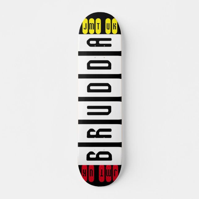 BRUDDAH 7, 3/4", skateboard Deck (Frente)