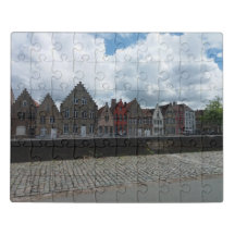 Bruges Belgium House Antique Landscape Photo