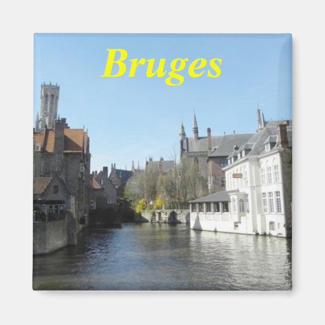 Bruges Belgium imã (Frente)