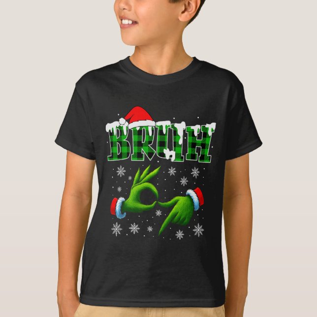 Bruh 67 Seis Sete 6 7 Camisas Piada Meme Natal  (Frente)