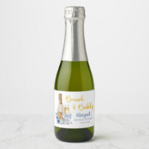 BRUNCH & BUBBLY Chuveiro de Noiva Floral Azul