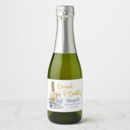 BRUNCH & BUBBLY Chuveiro de Noiva Floral Azul