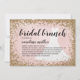 Brunch de Chá de panela de Vestido Bride Brilhante
