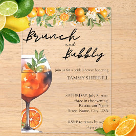 Brunch e Aperol Spritz Orange Italiano