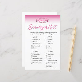 Brunch e Bubble Galentines Scavenger Hunt Game