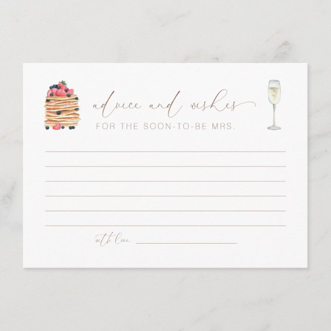 Brunch e Cartão de Desejo (Frente)