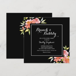 Brunch Floral Chic e Convites a Preto Borracha