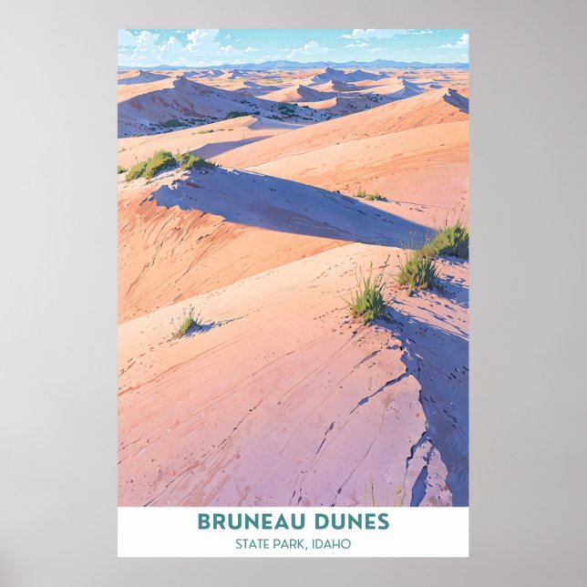 Bruneau Dunes State Park, Idaho Poster (Frente)