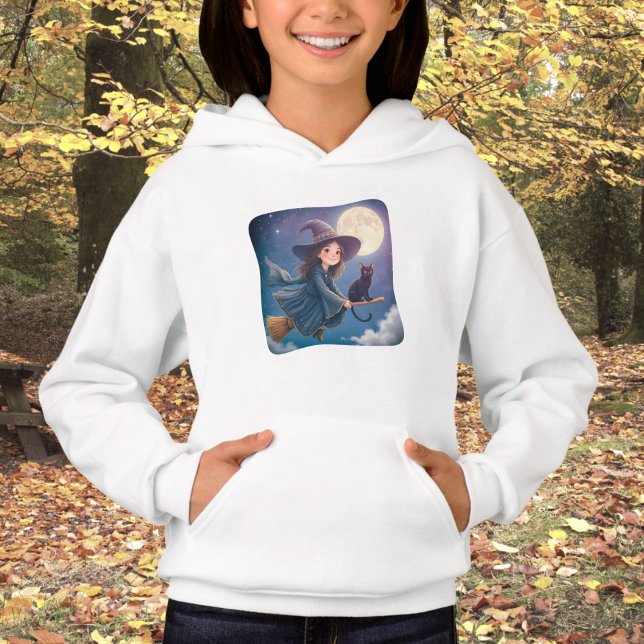 Bruxa Bonita Com Hoodie Gato (Criador carregado)