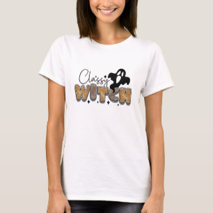Bruxa Chique - Camiseta de Halloween