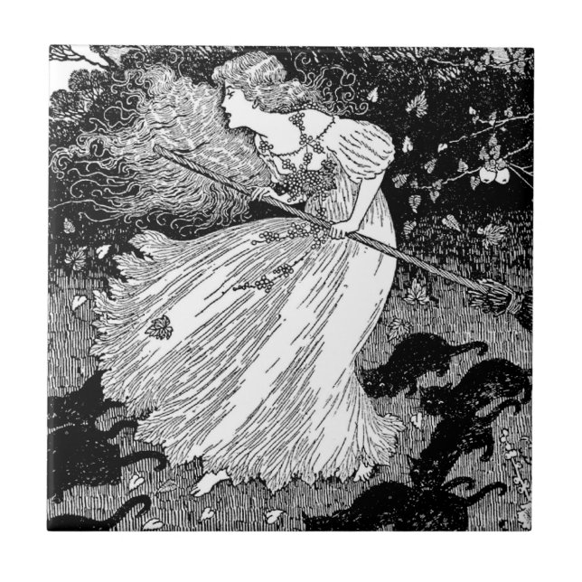 Bruxa com gatos (Frente)