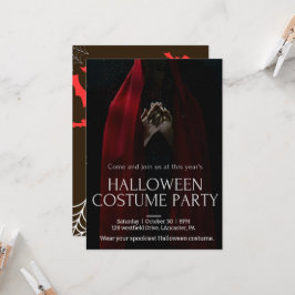 Bruxa | Convite de festas noturno de Halloween