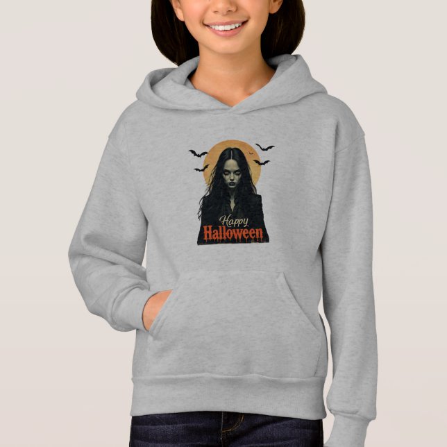 Bruxa de Halloween Gótica (Frente)