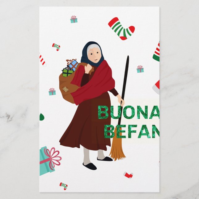 bruxa de natal buona Befana (Frente)