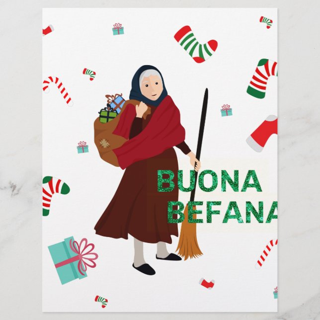 bruxa de natal buona Befana (Frente)