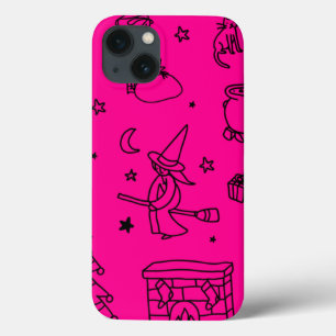 bruxa de natal de epifania rosa-rosa