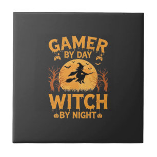 Bruxa Gamer Design de Halloween de Jogos