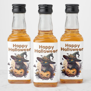 Bruxa Gato para Feliz Halloween