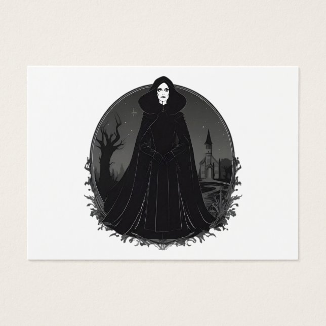 Bruxa Gothic Salem à meia-noite (Frente)