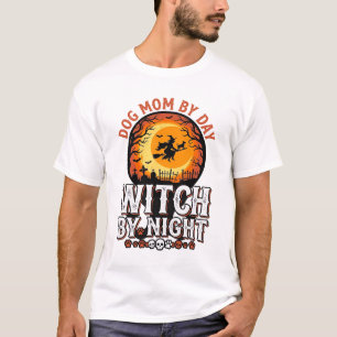 Bruxa Mãe de Cachorro à Noite Camisa Vintage de Ha