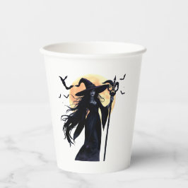 Bruxa Mística em Lua Cheia