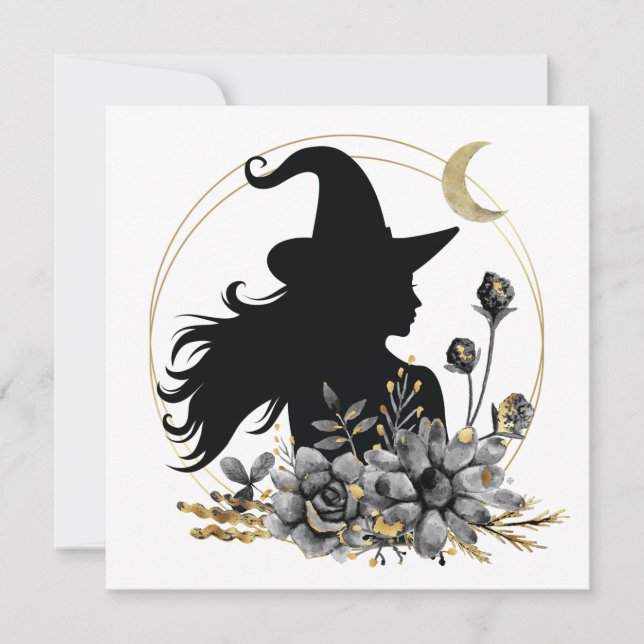 bruxa moderna contemporânea do Halloween (Frente)