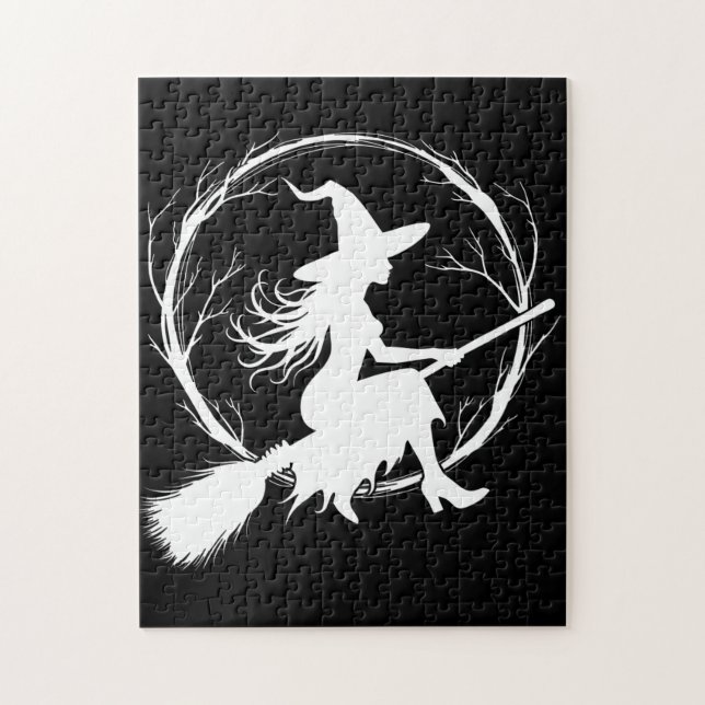 Bruxa na Quebra-cabeça de Voo (Vertical)