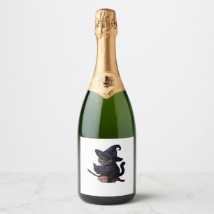 Bruxa Purr-rmesan - Adesivo de Gato Kawaii Sushi O