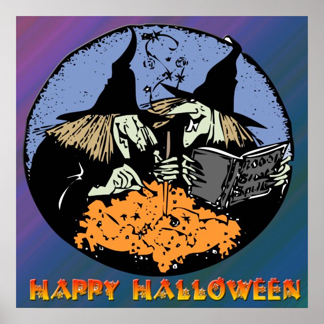 Bruxas Cauldron Poster (Frente)