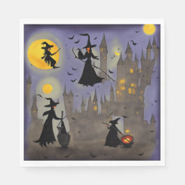 Bruxas e Morcegos - guardanapos de couro