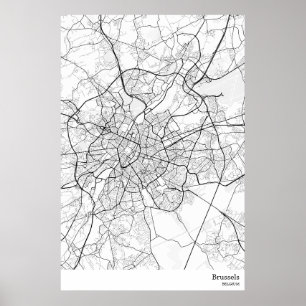 Bruxelas Bélgica Poster Impressão