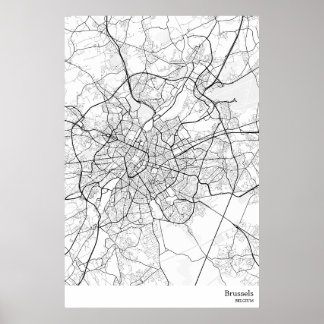 Bruxelas Bélgica Poster Impressão
