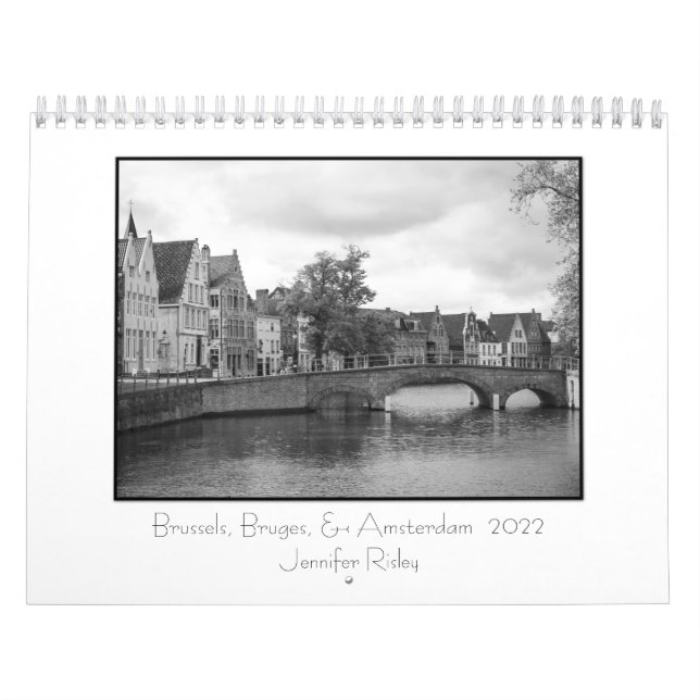 Bruxelas, Bruges, Amesterdã - Calendário 2022 (Capa)