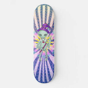 Bruxo da paz alien Skateboard