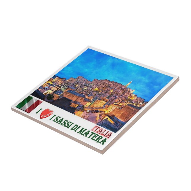 BSL018 MATERA O Sassi de Matera I Love, (Lateral)