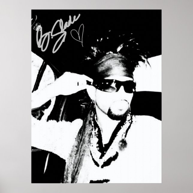 @BSLADE Limo Shot Autografado Poster -Ltd. Edition (Frente)