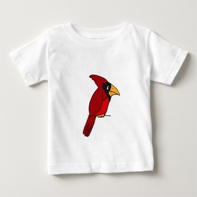 BT- Camisa de Bebê Cardeal Engraçada (Frente)