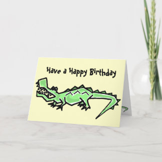 BT- Cartão de Aniversário Gator